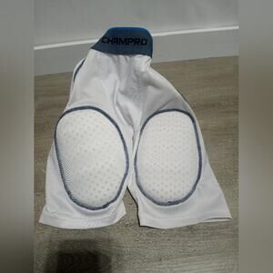 Champion Formation 5-Pad High Compression Football Girdle Small White